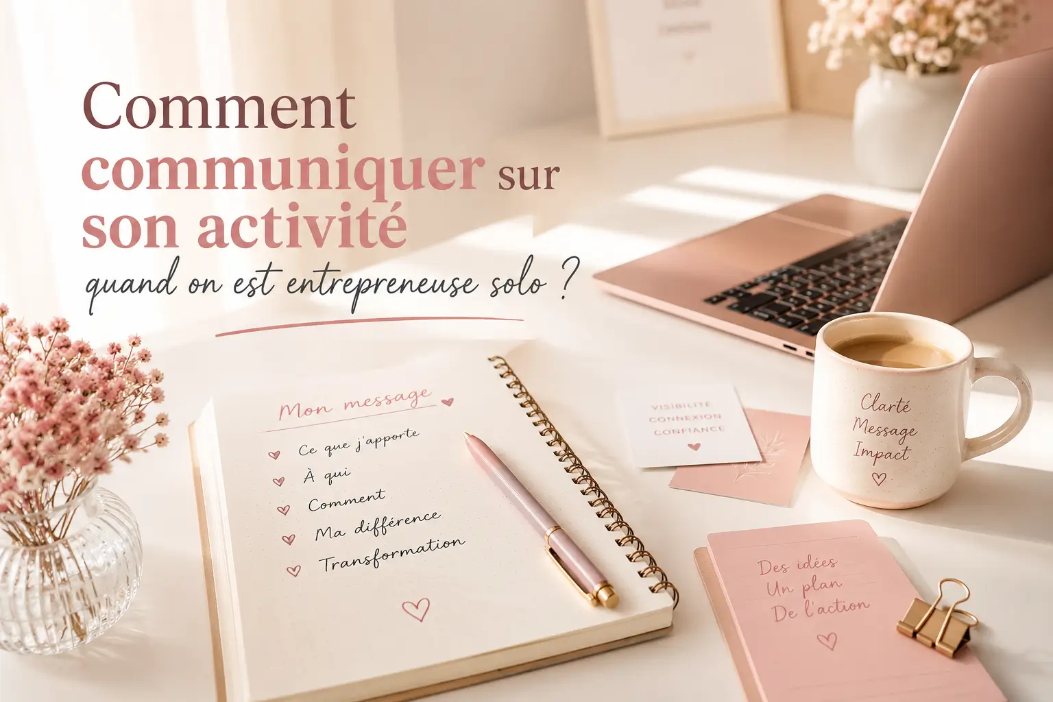 comment communiquer sur son activité quand on est entrepreneuse solo